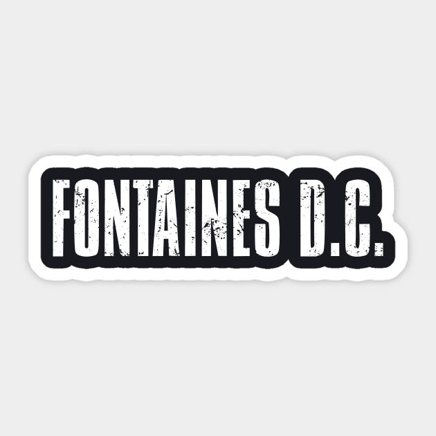 Fontaines DC Sticker by Nano art